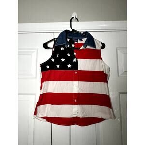 Mountain Lake American Flag tank